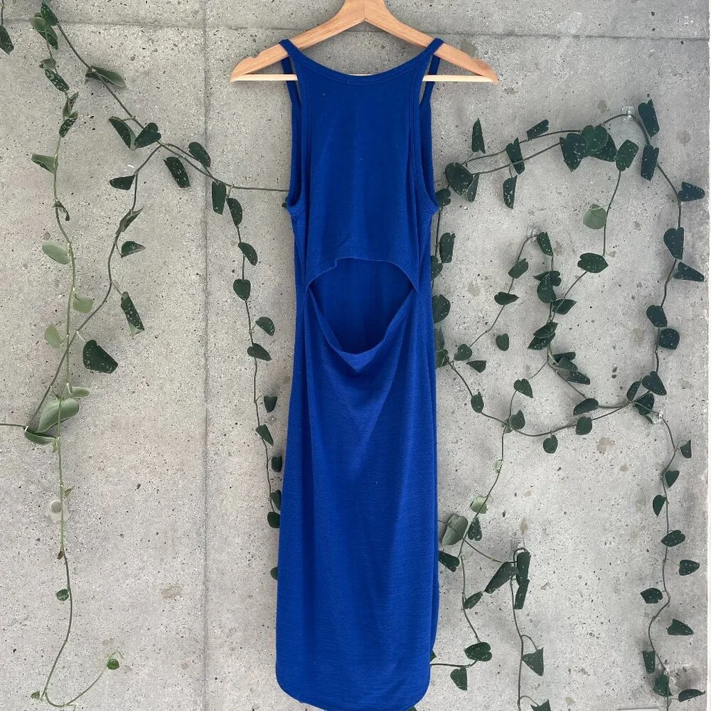 Aritzia: Wilfred Free Yasmin Dress in Electric Blue - Picture 2 of 5